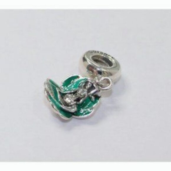 Pandora - Disney, Ariel and Sea Shell Dangle Charm - Picture 2 of 5